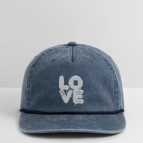 Love - Vintage Washed Rope Cap