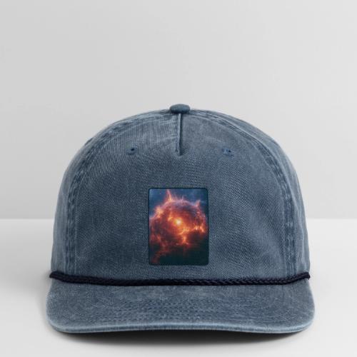 Exploding Supernova Space Art - Vintage Washed Rope Cap