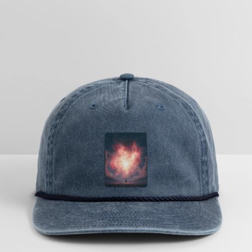 Supernova Sky Sci-Fi Artwork - Vintage Washed Rope Cap