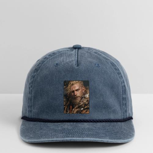 Battle-Scarred Viking Warrior - Vintage Washed Rope Cap