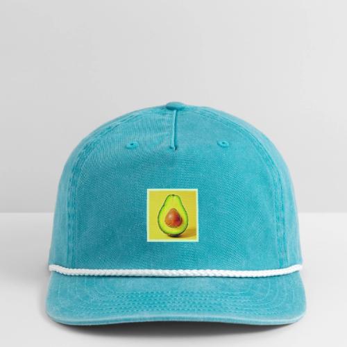 The Beauty of a Healthy Avocado Design - Vintage Washed Rope Cap