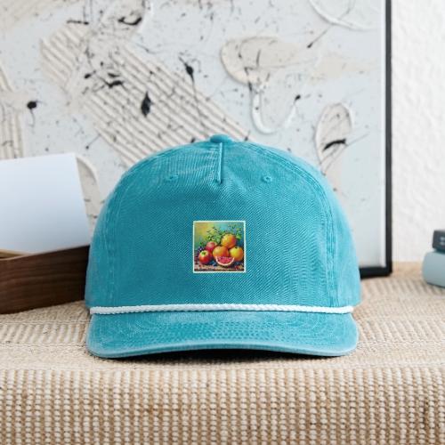 Fresh Fruits in a Perfect Mix Design - Vintage Washed Rope Cap