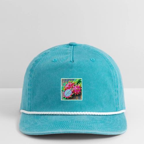 Vibrant Dragon Fruit Beauty Design - Vintage Washed Rope Cap
