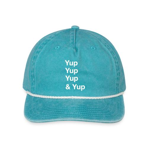 Yup, Yup, Yup & Yup - Vintage Washed Rope Cap