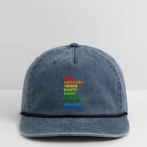 Color the solar system - Vintage Washed Rope Cap