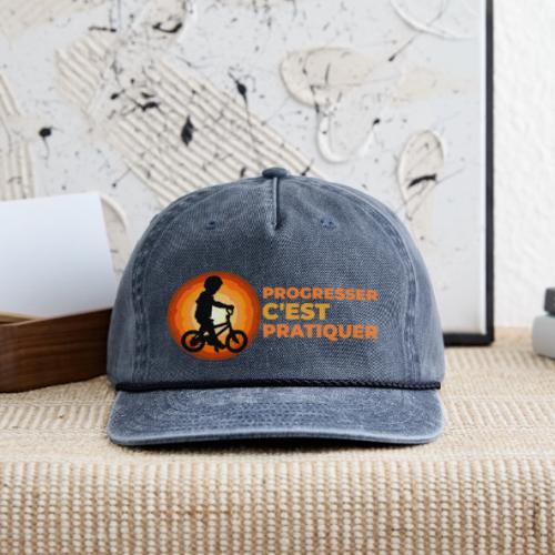 On the Move Towards Progress - Vintage Washed Rope Cap
