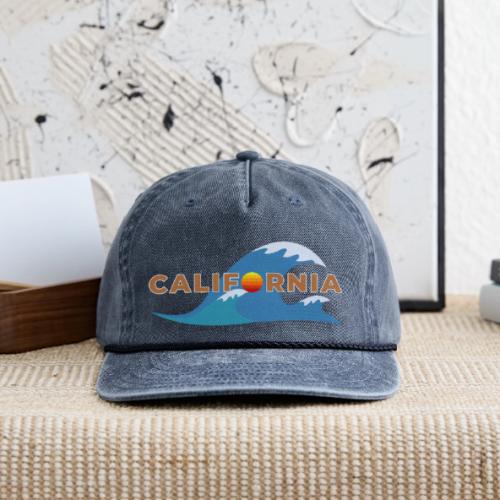 Blue Wave California - Vintage Washed Rope Cap