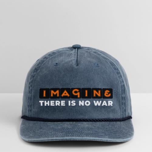 Imagine, There Is No War - Vintage Washed Rope Cap