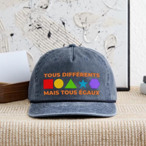 United in Our Differences - Vintage Washed Rope Cap