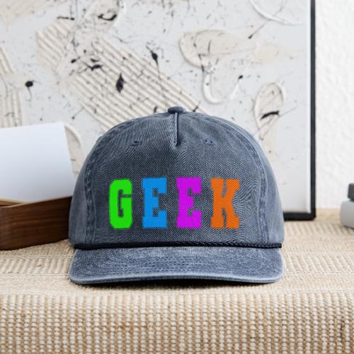 Certified Geek Mode - Vintage Washed Rope Cap