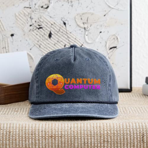Quantum computer: Quantum Logic Unleashed - Vintage Washed Rope Cap