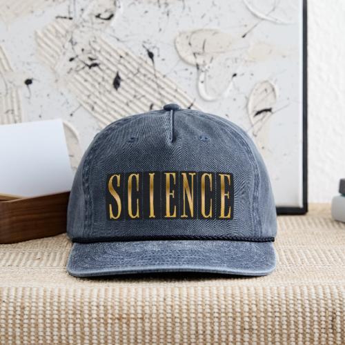Science: Think. Test. Repeat. - Vintage Washed Rope Cap