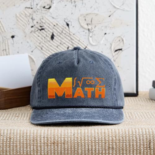 Math: The Language of Logic - Vintage Washed Rope Cap