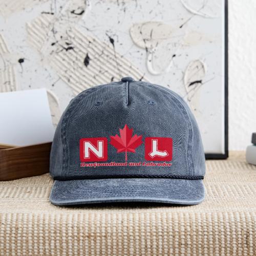 Newfoundland and Labrador, province of Canada - Vintage Washed Rope Cap