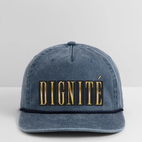Golden Dignity - Vintage Washed Rope Cap