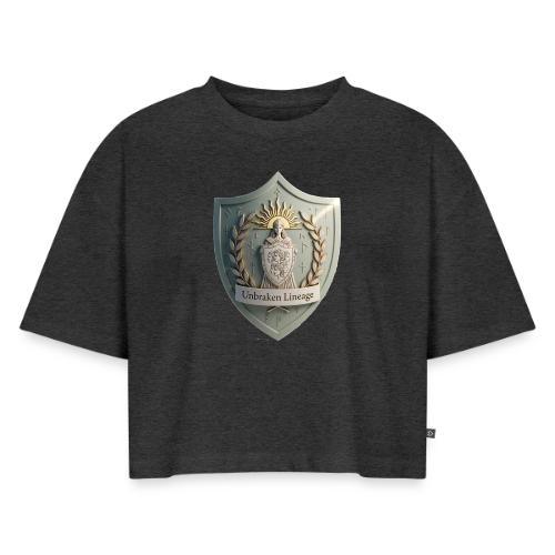 Women's Day Legacy T Shirt, Empowerment Gift 2026 - Women's Oversized Organic Cropped T-Shirt