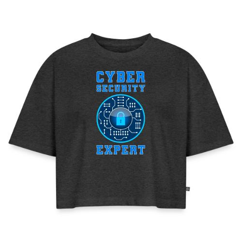 Cyber Security Expert - Women's Oversized Organic Cropped T-Shirt
