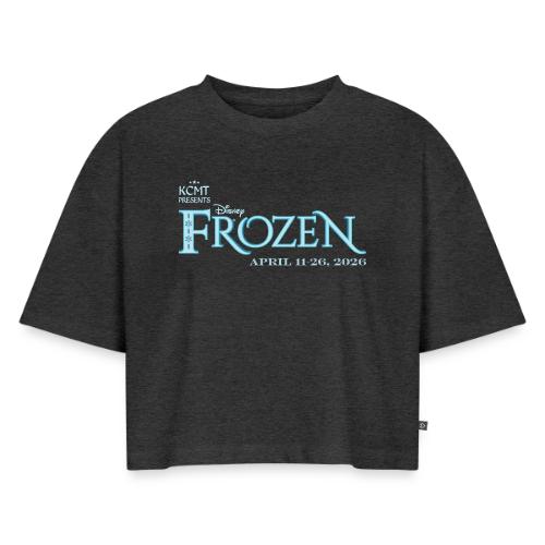 KCMT Frozen Merch - Women's Oversized Organic Cropped T-Shirt