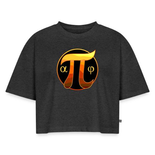 Trigonometry: Angles & Symbols - Women's Oversized Organic Cropped T-Shirt