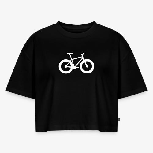 fatbike - Women's Oversized Organic Cropped T-Shirt