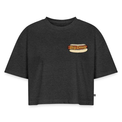 Big Dawg - Women's Oversized Organic Cropped T-Shirt
