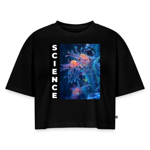 Alien Science - Women's Oversized Organic Cropped T-Shirt