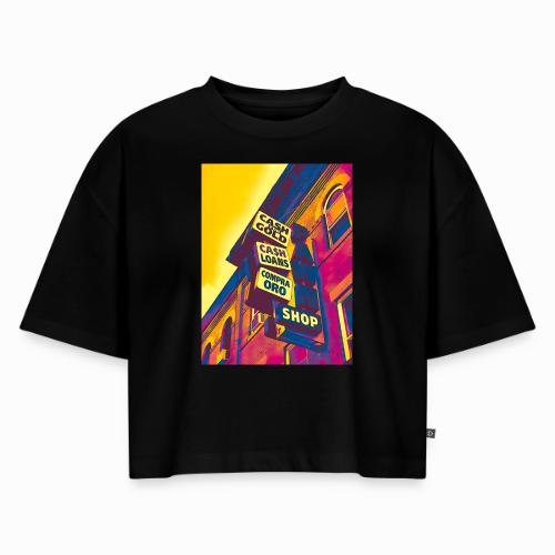 Pawn Pop - Bay Ridge - Women's Oversized Organic Cropped T-Shirt