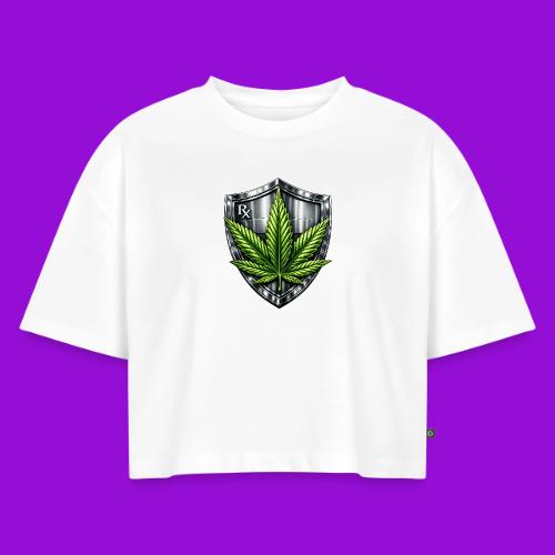 Medical Grade - Women's Oversized Organic Cropped T-Shirt