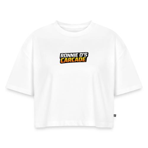 Carcadelogomain - Women's Oversized Organic Cropped T-Shirt