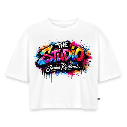 GRAFFITI STUDIO - Women's Oversized Organic Cropped T-Shirt