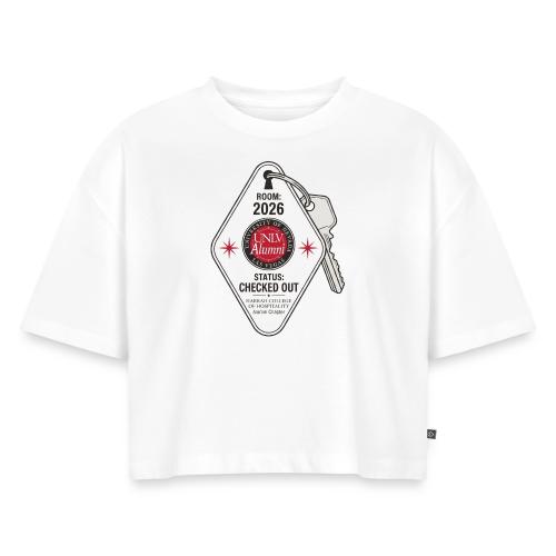 Checked out 2026 edition - Women's Oversized Organic Cropped T-Shirt