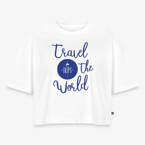Trips Inc.™ 2017 apparel - Women's Oversized Organic Cropped T-Shirt
