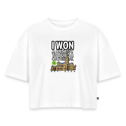 CONTEST WINNER - Women's Oversized Organic Cropped T-Shirt
