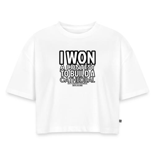 CONTEST WINNER 2 - Women's Oversized Organic Cropped T-Shirt