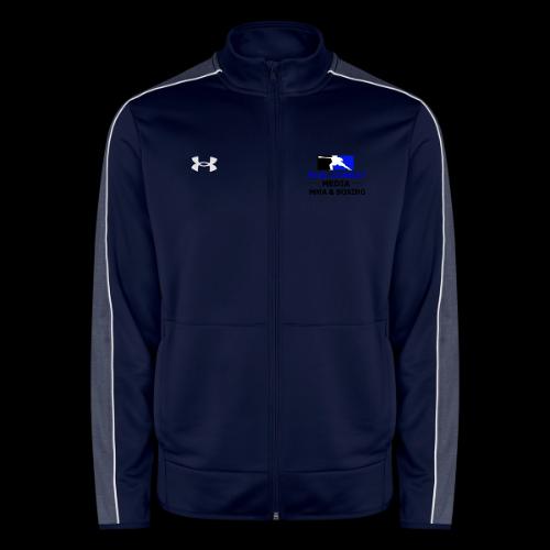 RCM MMA & BOXING Blue Logo - Under Armour Men's Command Full Zip 2.0