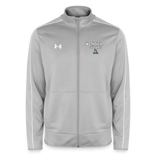 No Thoughts Just Vibes Funny Frog Shirt - Under Armour Men's Command Full Zip 2.0