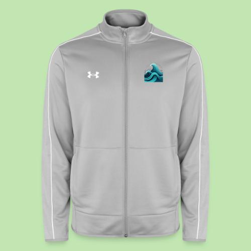 Dynamic Ocean Wave Illustration - Under Armour Men's Command Full Zip 2.0