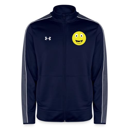 Yellow Happy Face Print - Under Armour Men's Command Full Zip 2.0