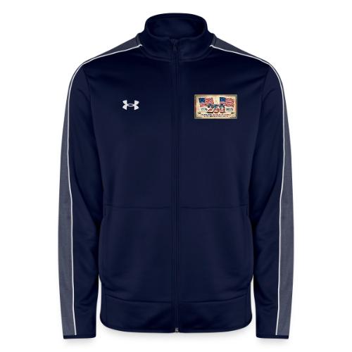 USA 250th Anniversary Flags Emblem - Under Armour Men's Command Full Zip 2.0