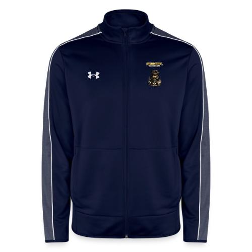 Stand Firm Chibi Warrior | 1 Peter 5:8-9 - Under Armour Men's Command Full Zip 2.0