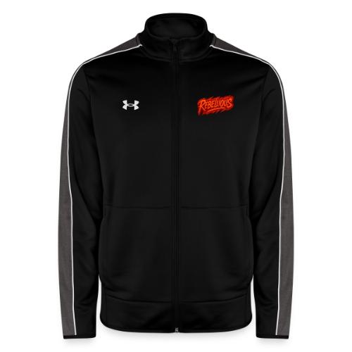 Rebellious Graffiti Neon Orange Streetwear T-Shirt - Under Armour Men's Command Full Zip 2.0
