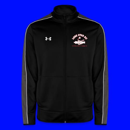 LONE STAR BRAZILIAN JIU-JITSU - Red and white - Under Armour Men's Command Full Zip 2.0