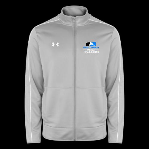 RCM MMA & BOXING Light Blue White Text - Under Armour Men's Command Full Zip 2.0