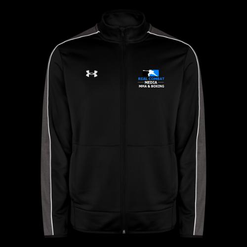 RCM MMA & BOXING Light Blue White Text - Under Armour Men's Command Full Zip 2.0