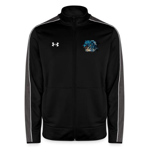 Blue Wolf Graffiti Street Art - Under Armour Men's Command Full Zip 2.0