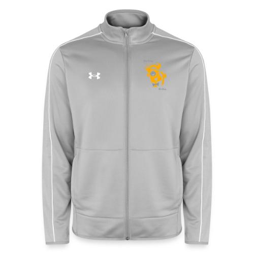 We Slay All Day Shiny Shirt Metallic Silver & Gold - Under Armour Men's Command Full Zip 2.0