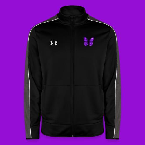 Neon Purple Butterfly - Under Armour Men's Command Full Zip 2.0