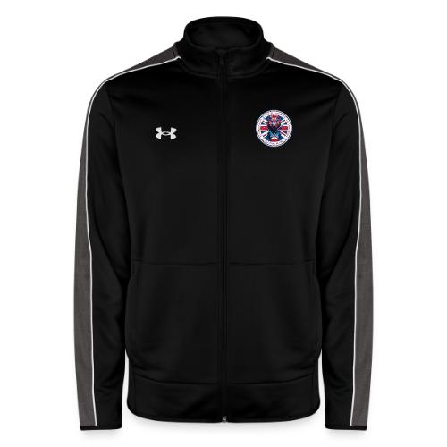 England Lion Emblem T Shirt, Flag Pride Gift - Under Armour Men's Command Full Zip 2.0