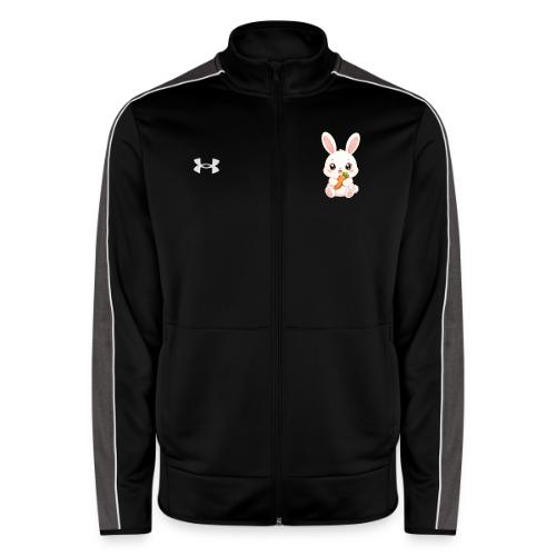 Cute Bunny Rabbit Holding Carrot – Kawaii Easter - Under Armour Men's Command Full Zip 2.0