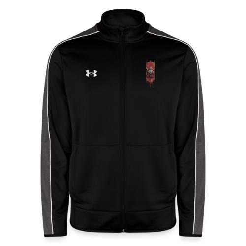 NO KINGS - Distressed Anarchy Crown - Under Armour Men's Command Full Zip 2.0